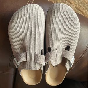 Corduroy Birkenstock Clogs